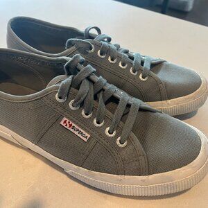 Womens Superga Sneakers: 2750 Cotu Classic in Sage: 9.5/41. Worn Twice.